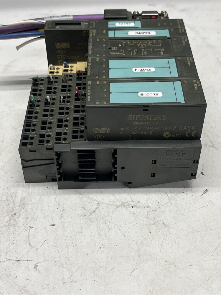SIEMENS RACK WITH 5 SLOTS SEE PHOTOS