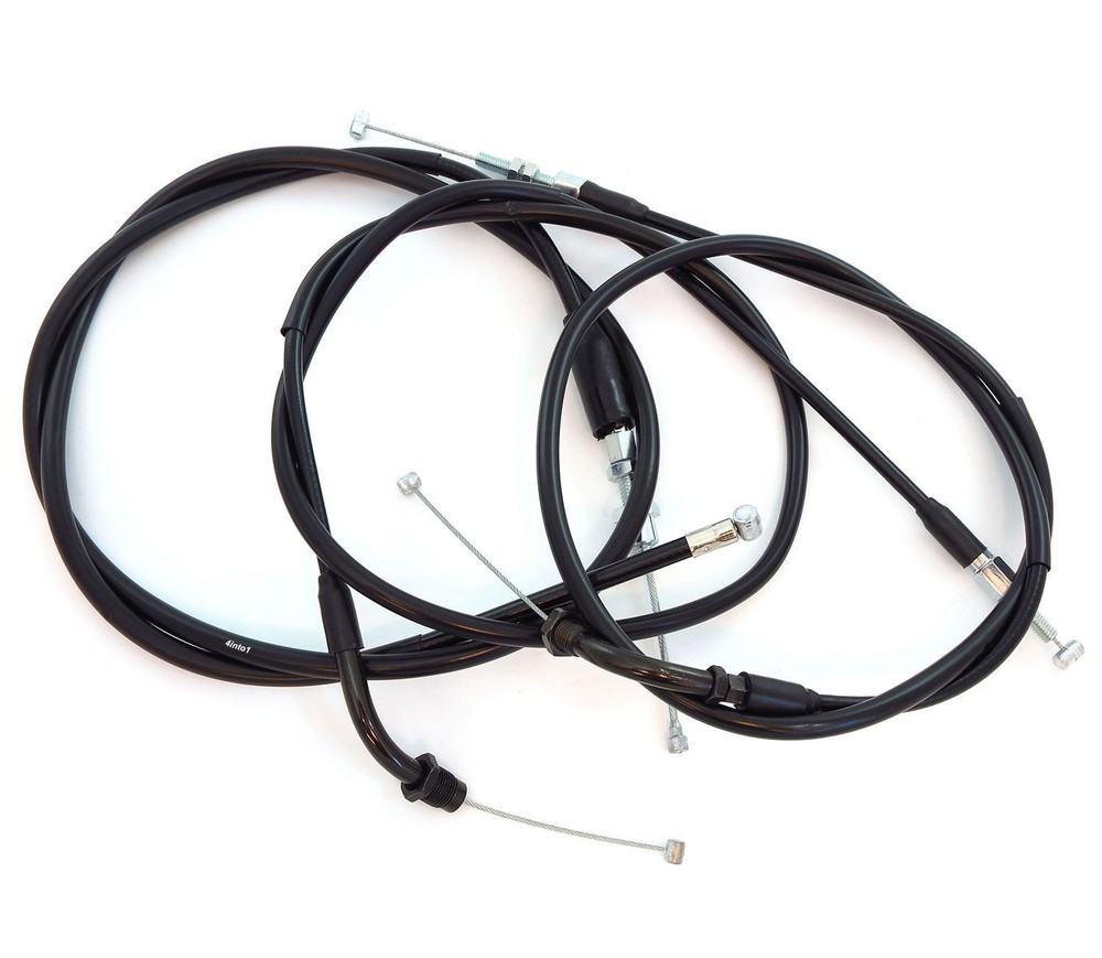 Short Control Cable Set - Honda CB550K CB750 - 1977-1978 - Pull Push & Clutch