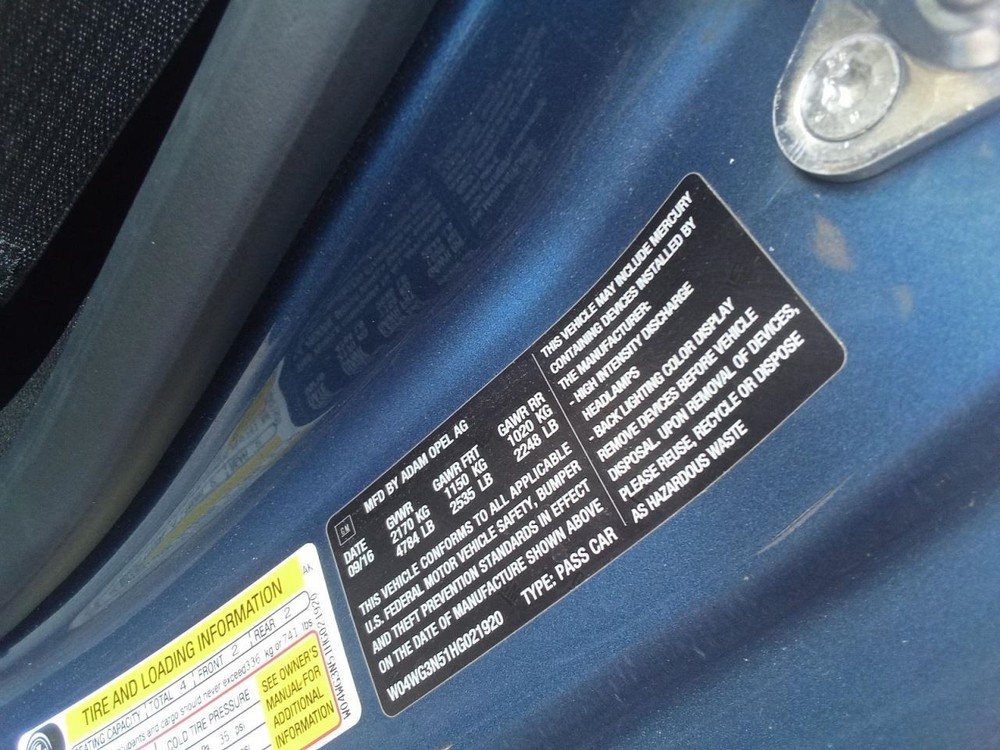 Camera/Projector View Rear Fits 16-18 CASCADA 833350