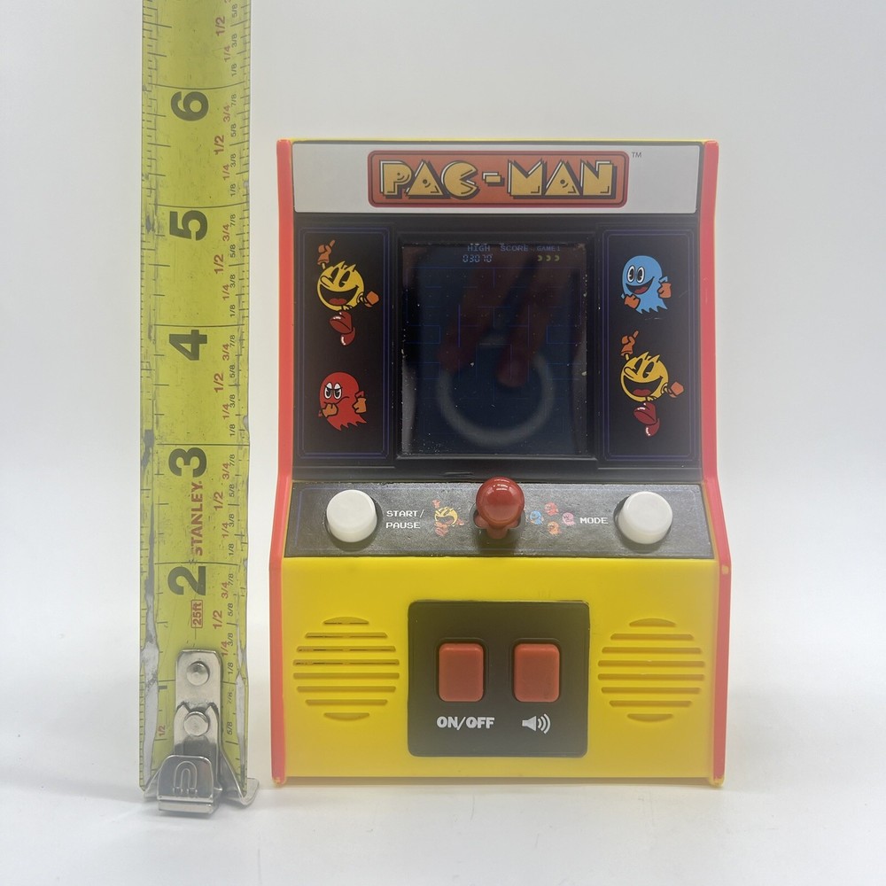 Basic Fun Bandai Namco Pac-Man Mini Game Arcade Machine Handheld Classic Retro