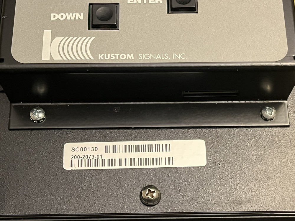 Kustom Signals Traffic Statistics Computer