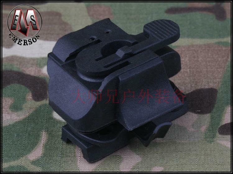 Tactical Helmet Rail Mount Based Bracket for HL1 Helmet Light Lamp