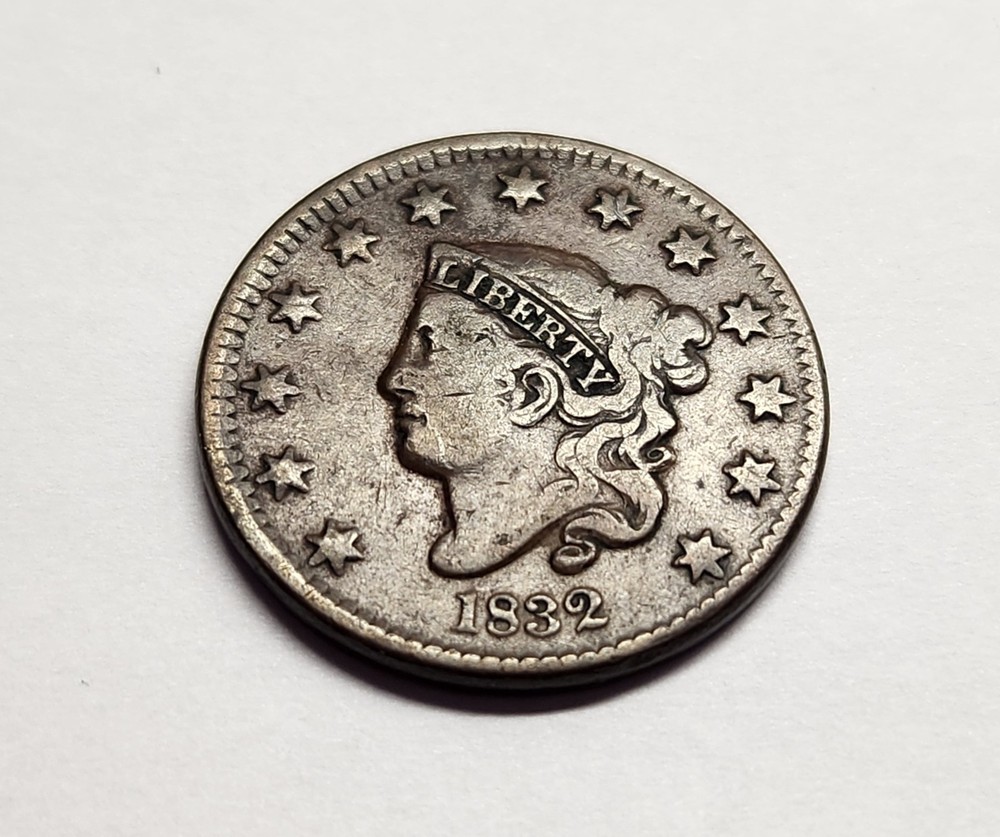 1832 Large Cent – Super Choice VG/F Medium Brown