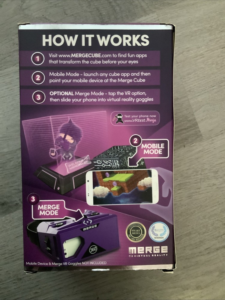 Merge Cube Hold Hologram Virtual Game Toy