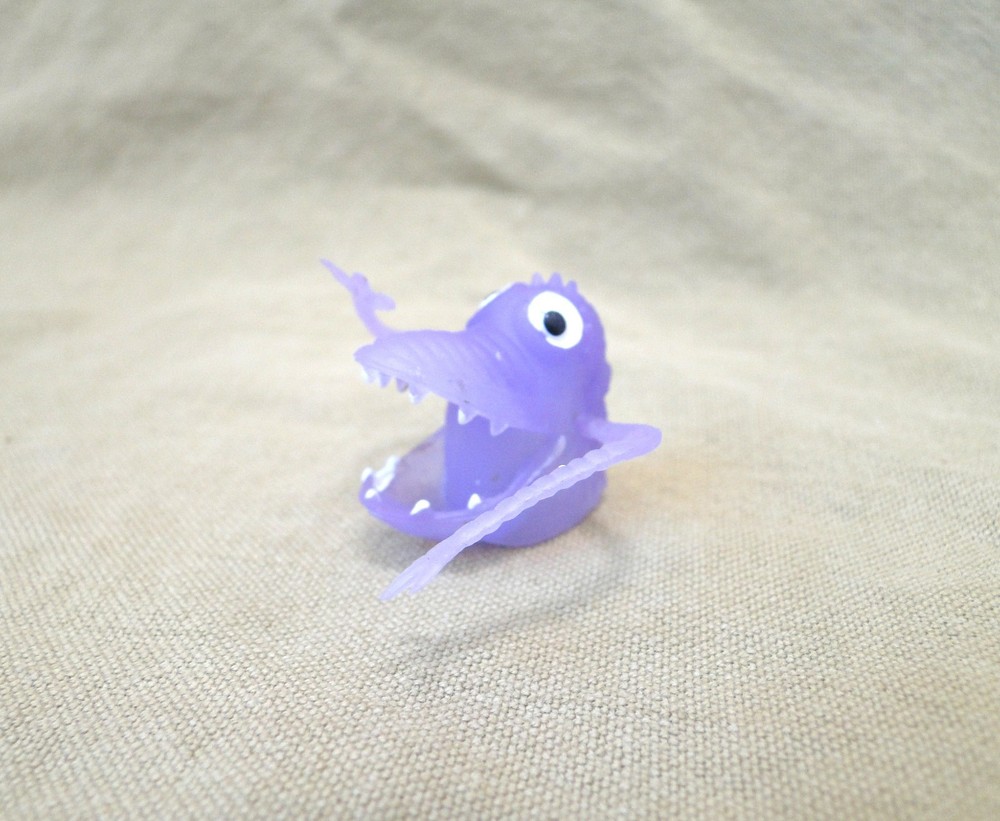 Purple Finger Puppet Monster