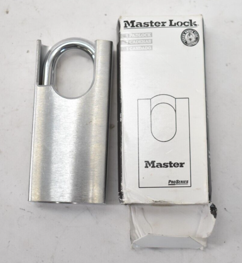 Master Lock 7046WO Pro Series Padlock Rekeyable Interchangeable Core NO KEY