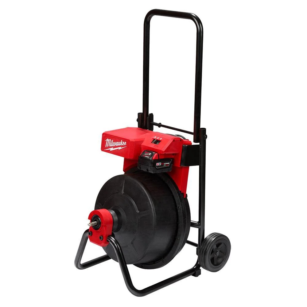 Milwaukee M18 Drum Machine For 3/8-1/2 Cable