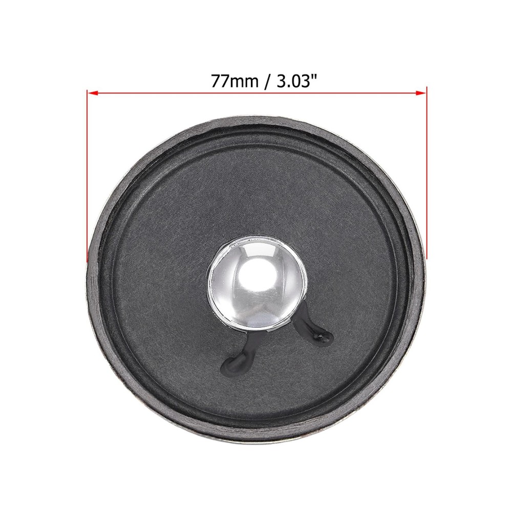 1W 8 Ohm Micro Internal Speaker Magnet Loudspeaker 77mm Dia