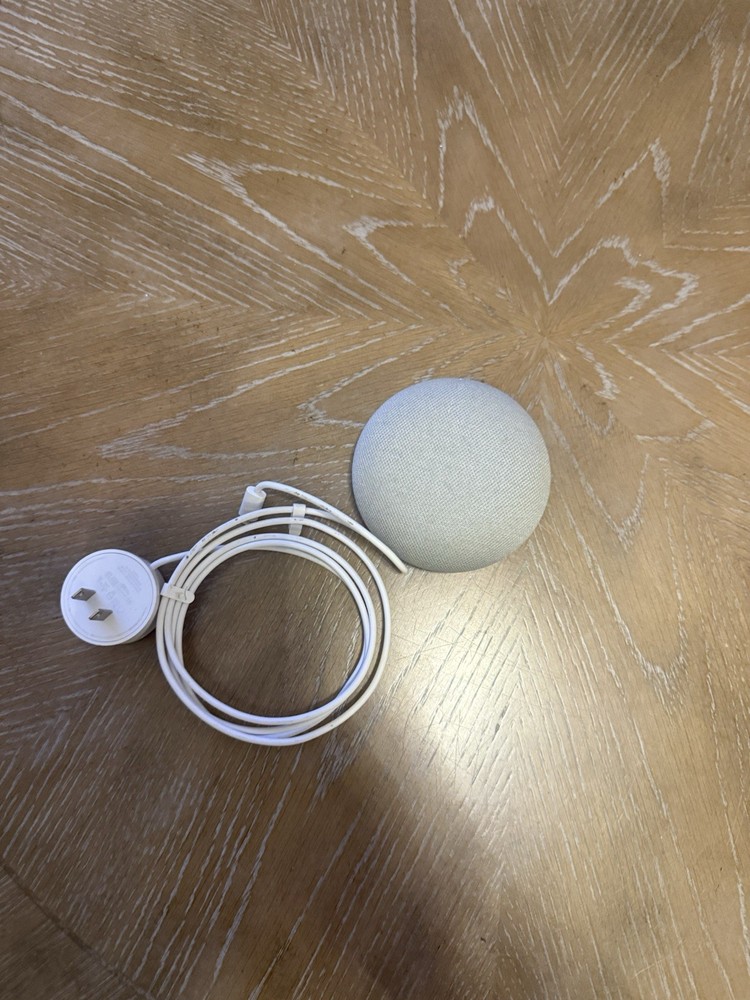 Google Home Mini Smart Speaker (Including Power Charger)