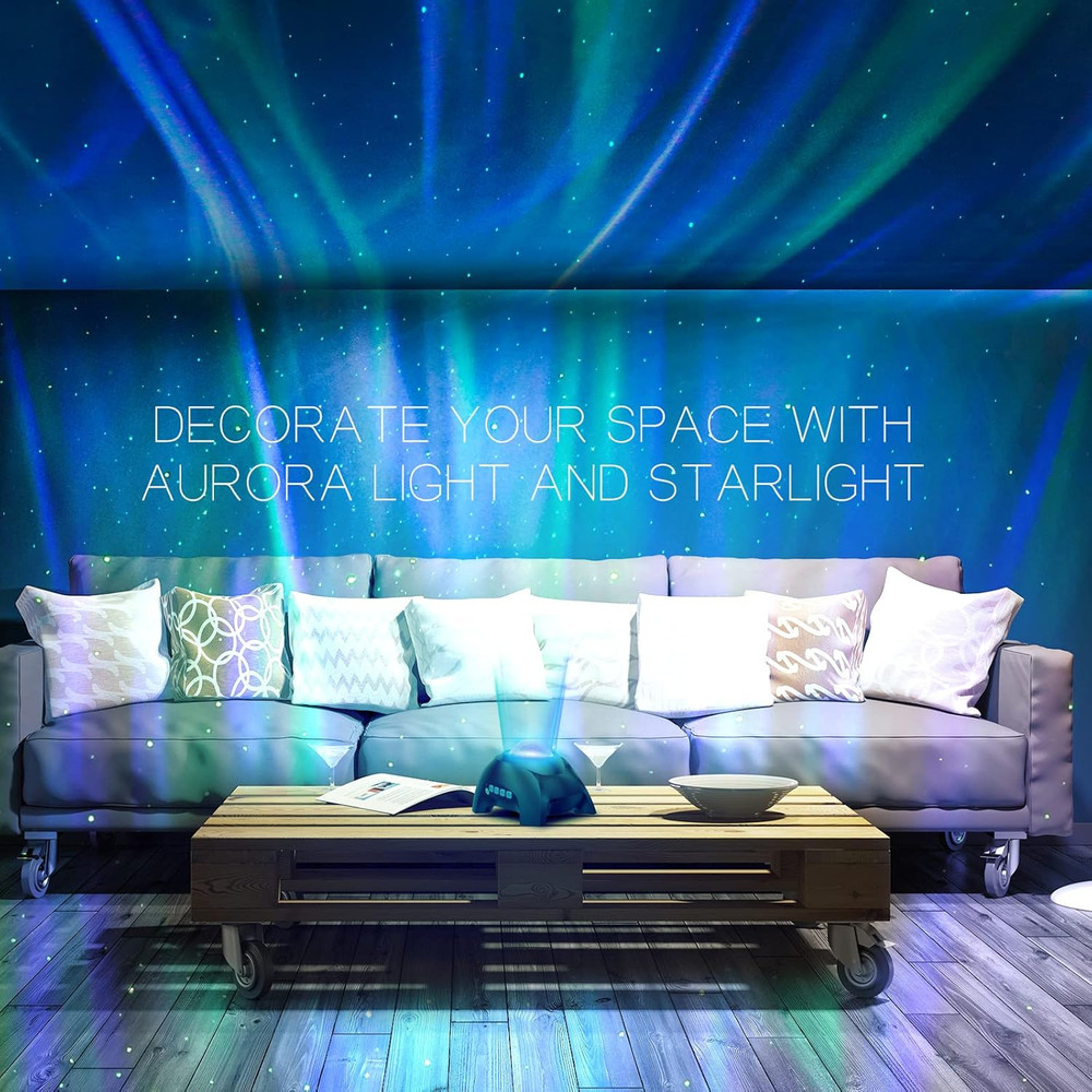 Northern Galaxy Light Aurora Projector with 33 Light Effects, LED Star Projector