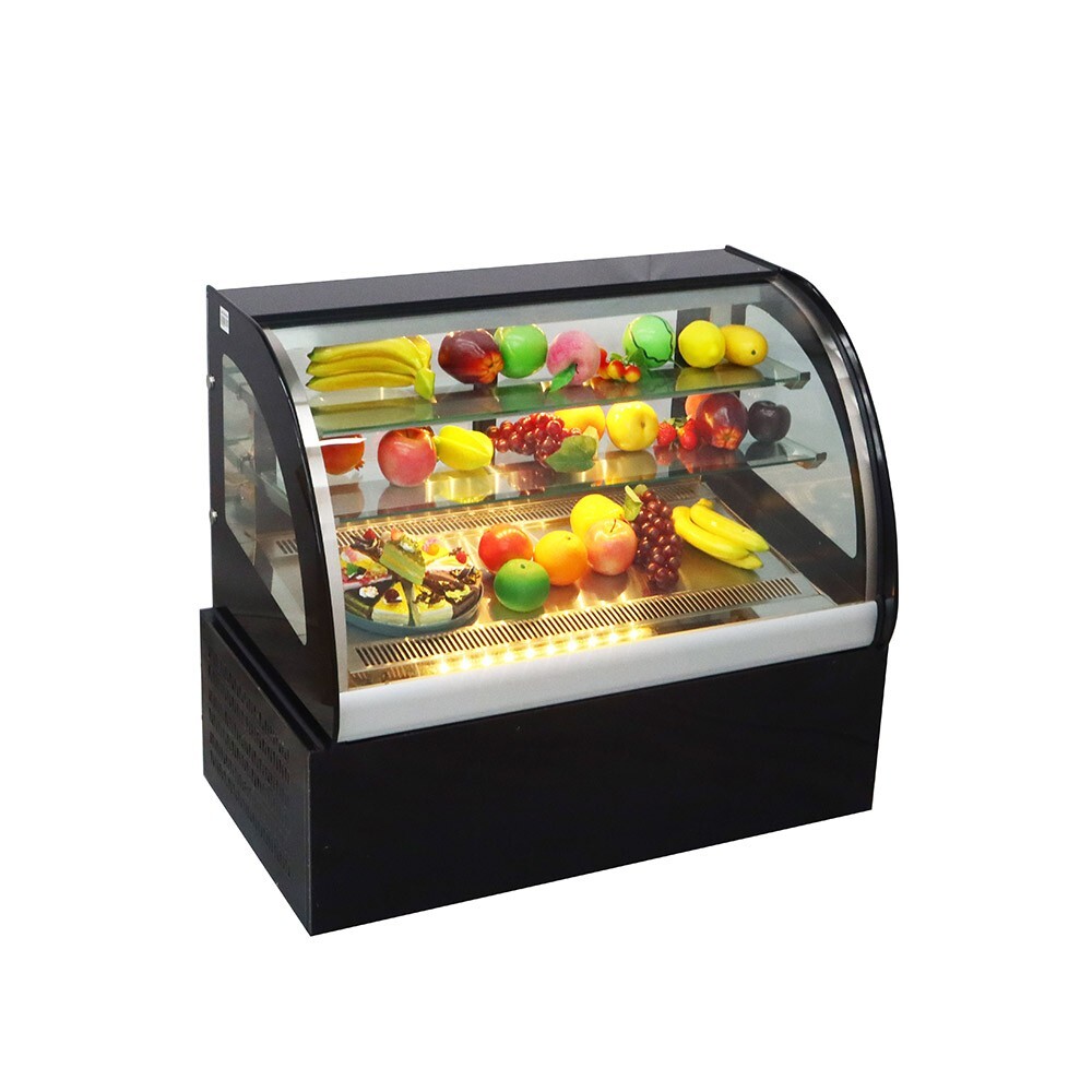 Countertop Display Refrigerators Cake Bakery Showcase Drinking Cooler w/LED 220V