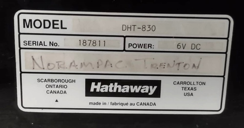 Hathaway DHT-830, Promac Calibration Unit