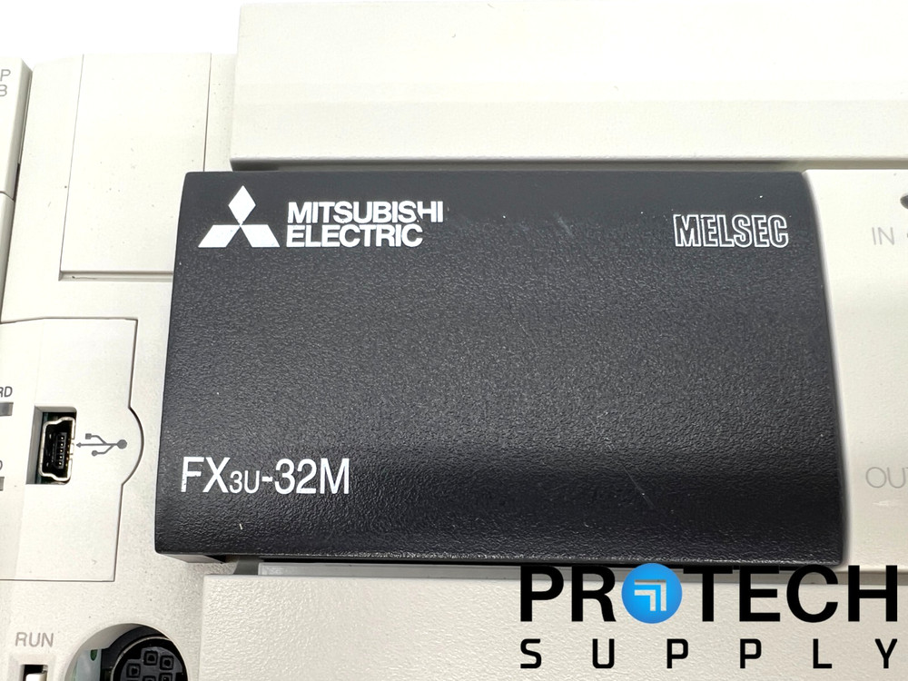 Mitsubishi MELSEC FX3U-32M CPU + AX2N-1PG Programmable Controller w/ WARRANTY