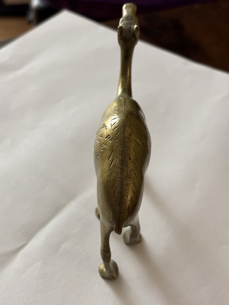 Vintage Middle Eastern Brass Lamp, Camel, Pitcher