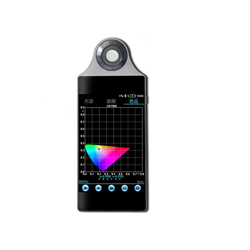 Digital Spectrometer Spectral Illuminance Meter with Interface Type-C Bluetooth