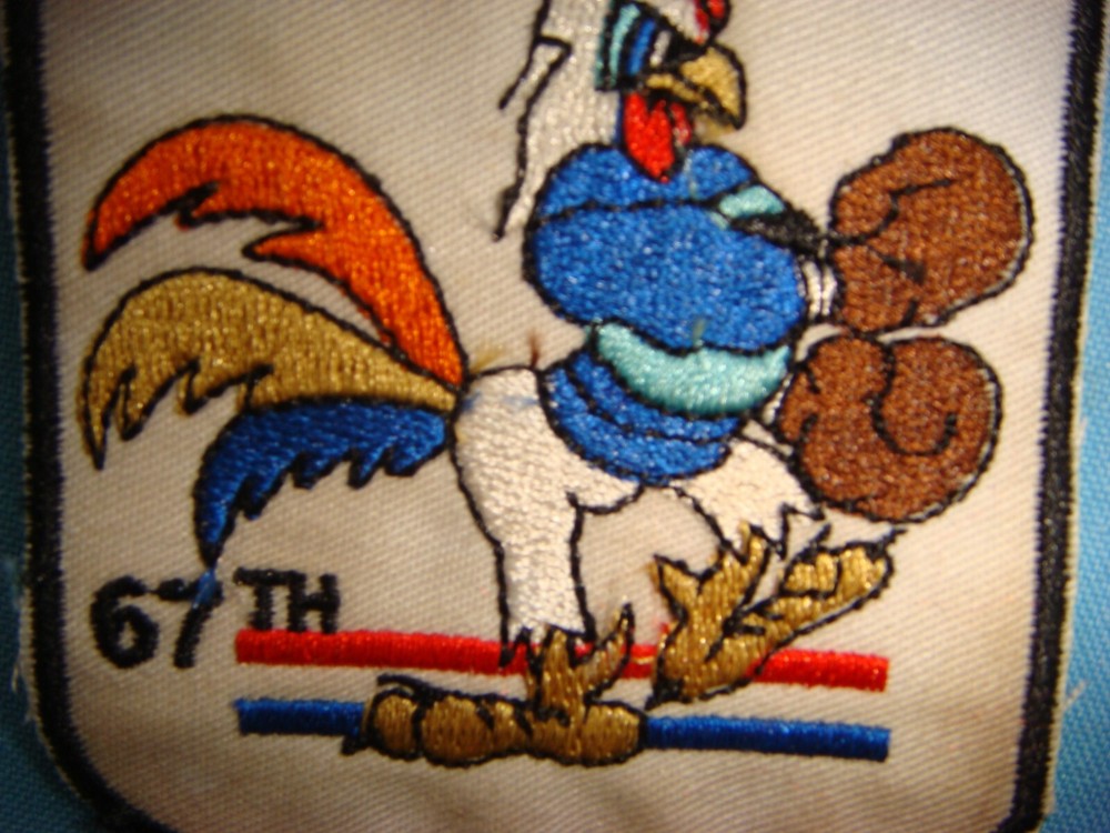 VIETNAM WAR PATCH, US 67th TACTICAL FIGHTER SQUADRON