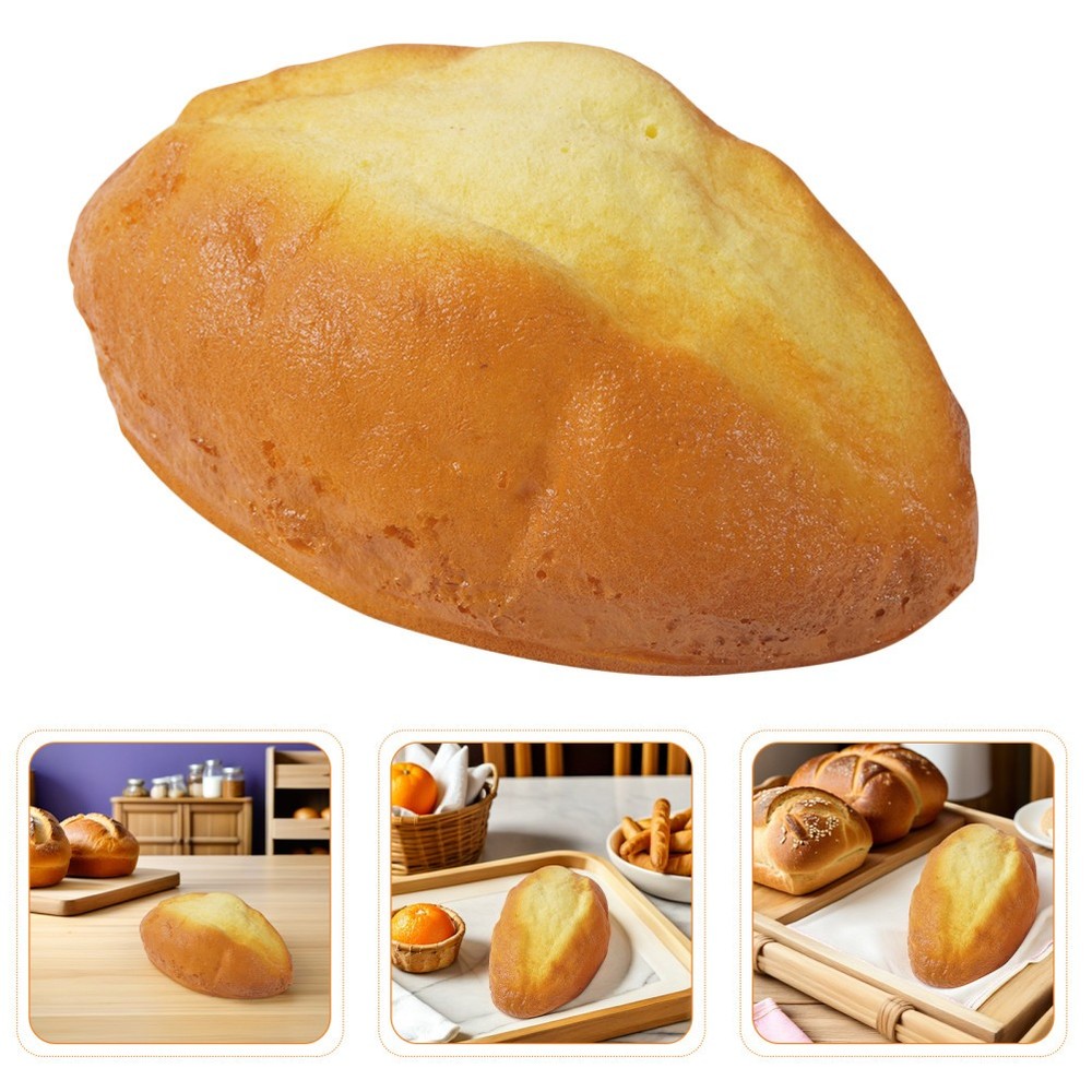 Realistic Pretend Food Props for Display Artificial Bread Arrangement