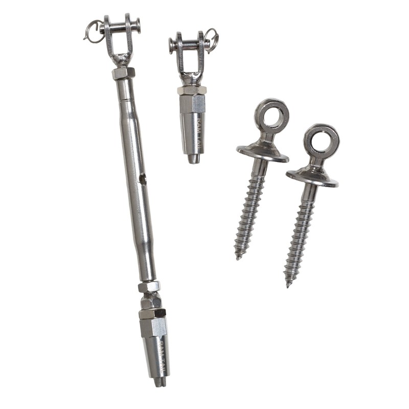 Deckorators 237908 Stainless Steel Silver Hardware Kit