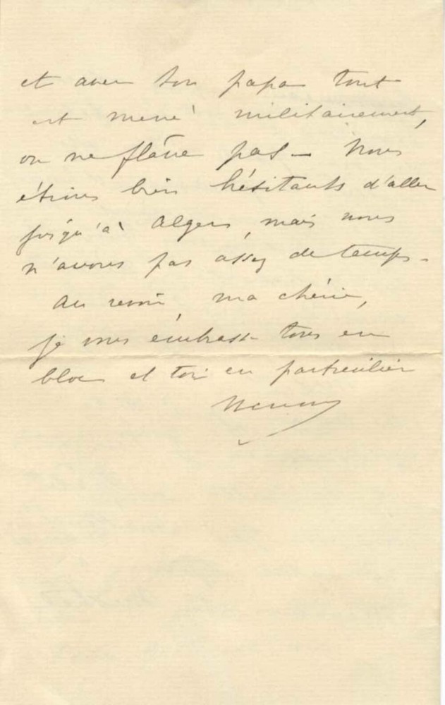 COMPOSER Jules Massenet FOUR autograph letters & enclosures