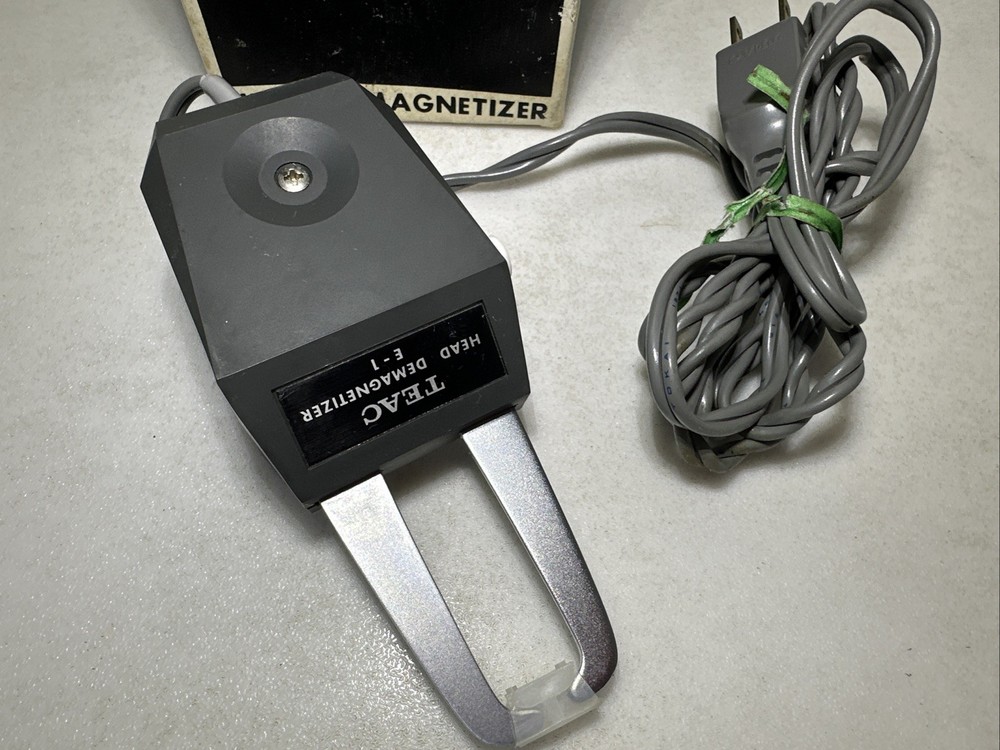 Vintage TEAC E-1 Head Demagnetizer with Original Box