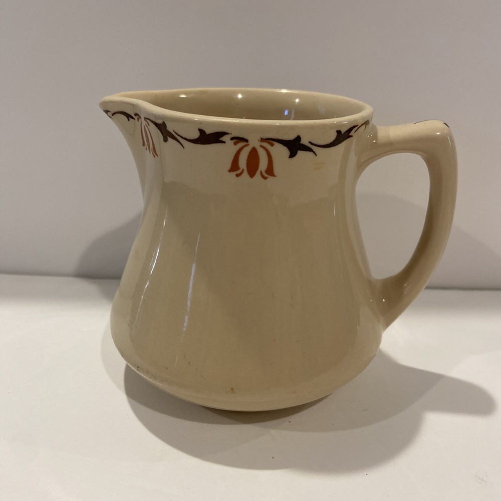 Iro-Tan Ware Vintage Stoneware MCM Creamer