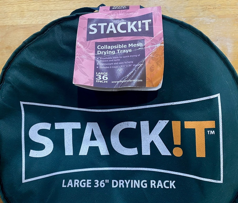 STACK!T ~ Collapsible Mesh Drying Trays ~  36" X 6' ~ Brand New w/Tags