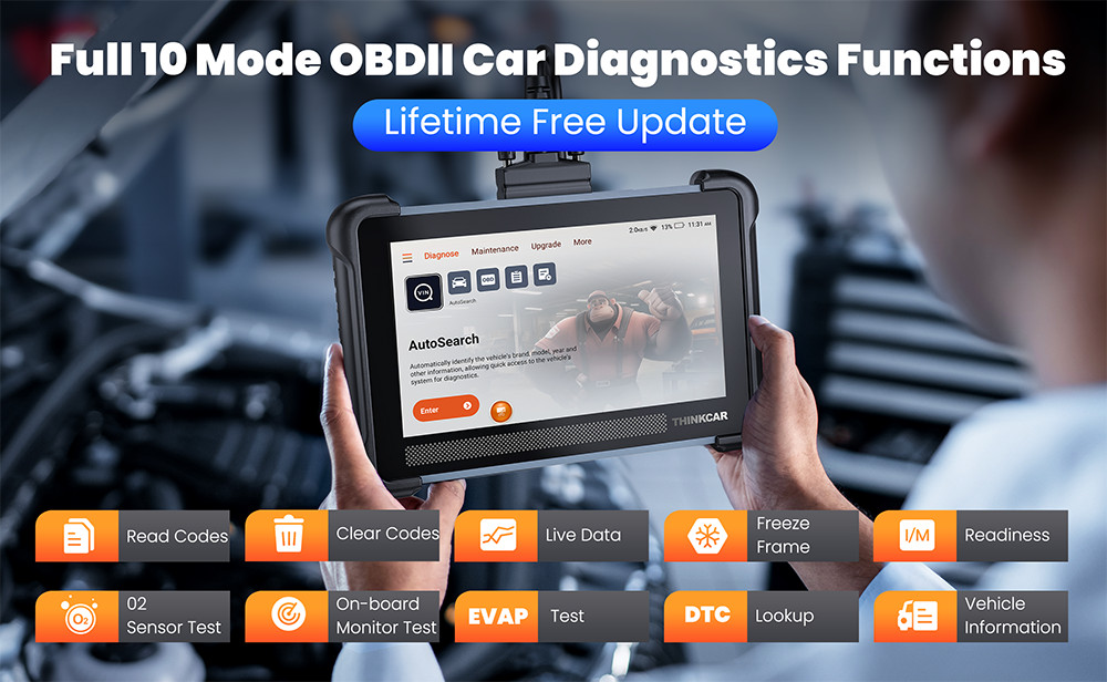 THINKCAR Scanner 672 OBD2 Auto Full Diagnostic K!ey Programmer Coding Tool CANFD