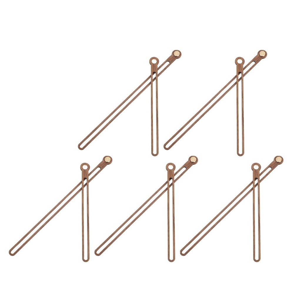 5 Sets Solid Wood Pointer Clock Repair Hands Mechanism Replacement