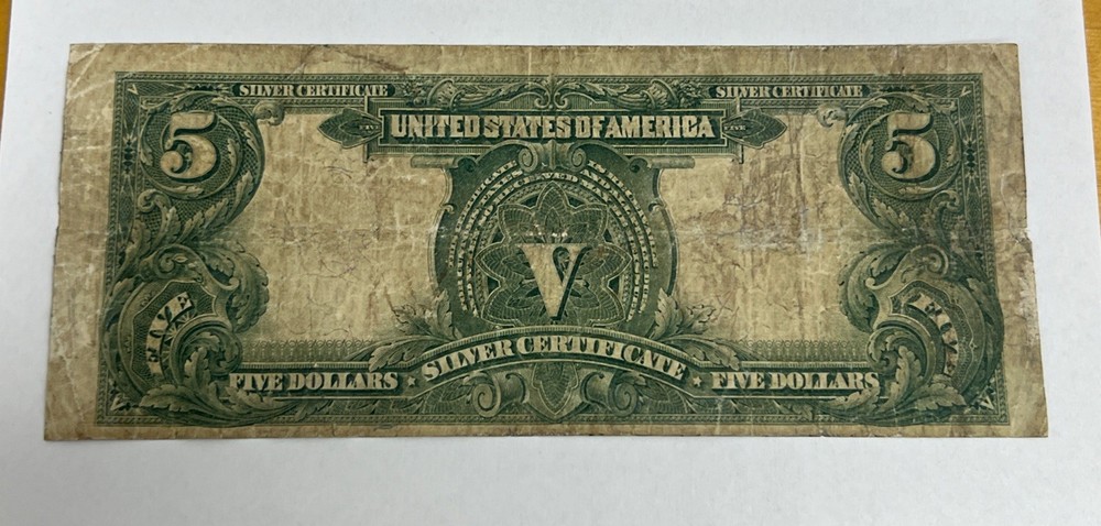 1899 $5 Silver Certificate "Chief" Note Speelman/White