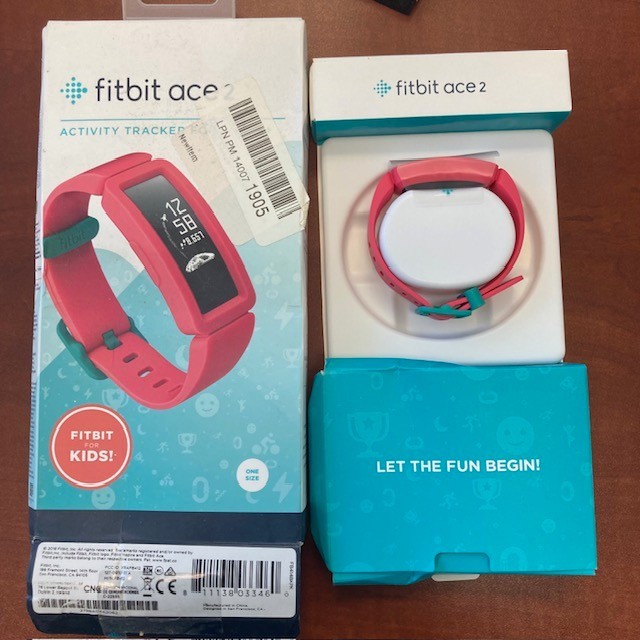 Fitbit Ace 2 Activity Tracker for Kids - Watermelon / Teal Clasp NEW!!!