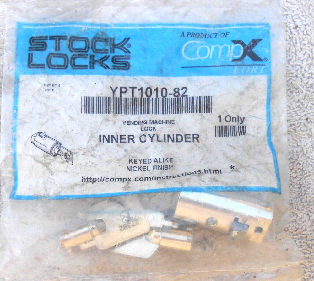 Vending Machine Lock Inner Cylinder YPT1010-82    CompX Fort