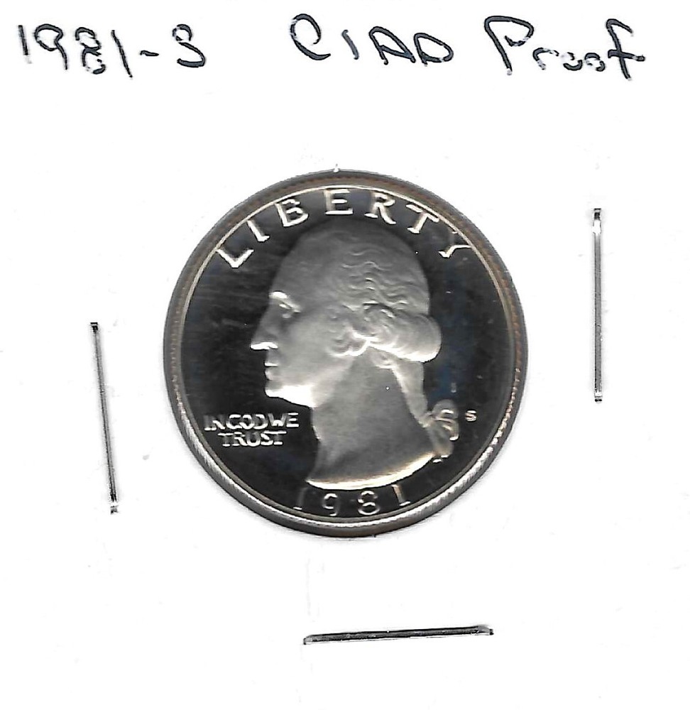 1981 S Clad Proof Quarter