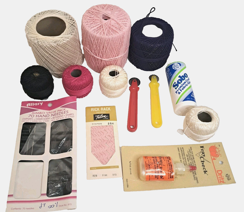 Vintage Sewing Stuff  Assorted - See Photos For Details