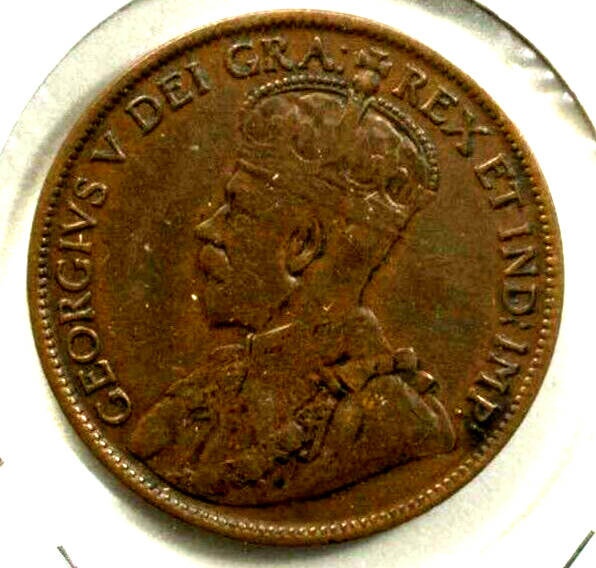 Canada Cent 1912 Bronze Large Cent George V