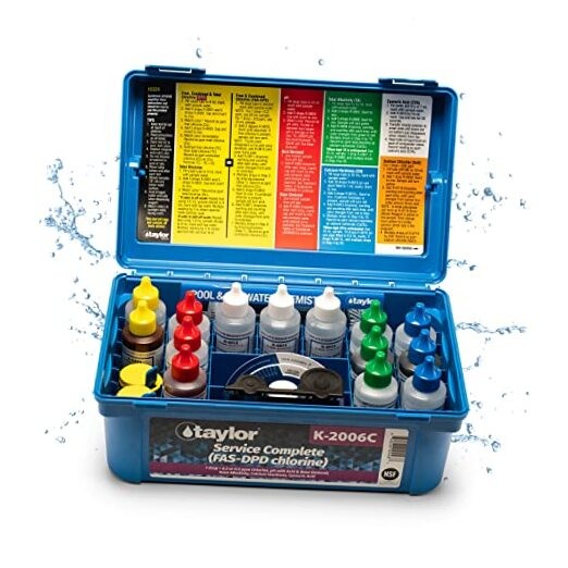 Service Complete Pool Water Test Kit K-2006C