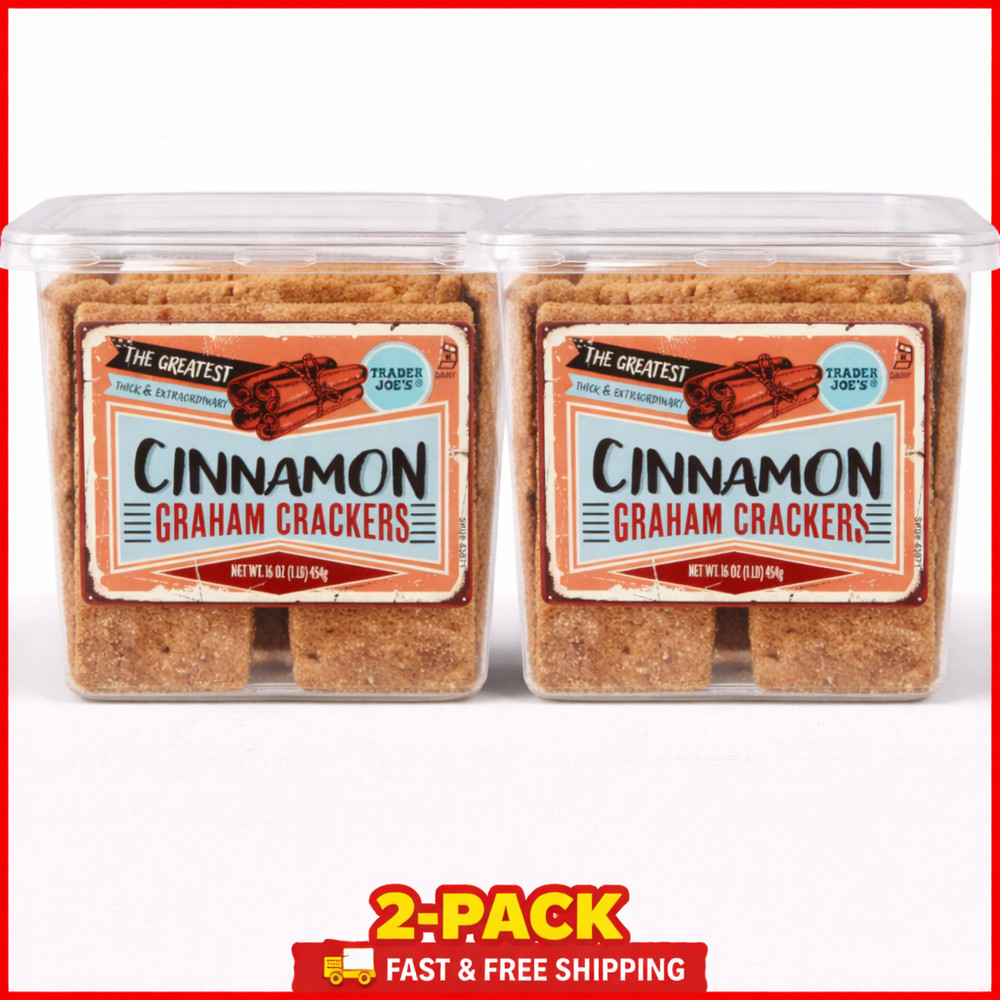 2-Pack Trader Joe's Cinnamon Graham Crackers