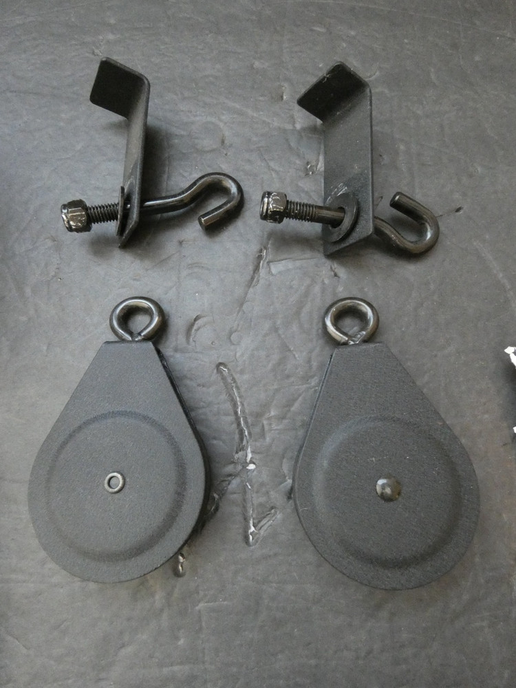PAIR BOWFLEX GYM PULLEYS