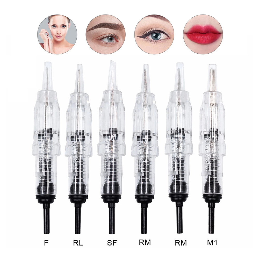 Cartridge Needles Sterilized Tattoo Permanent Makeup Needle Tips for Eyebrow Lip