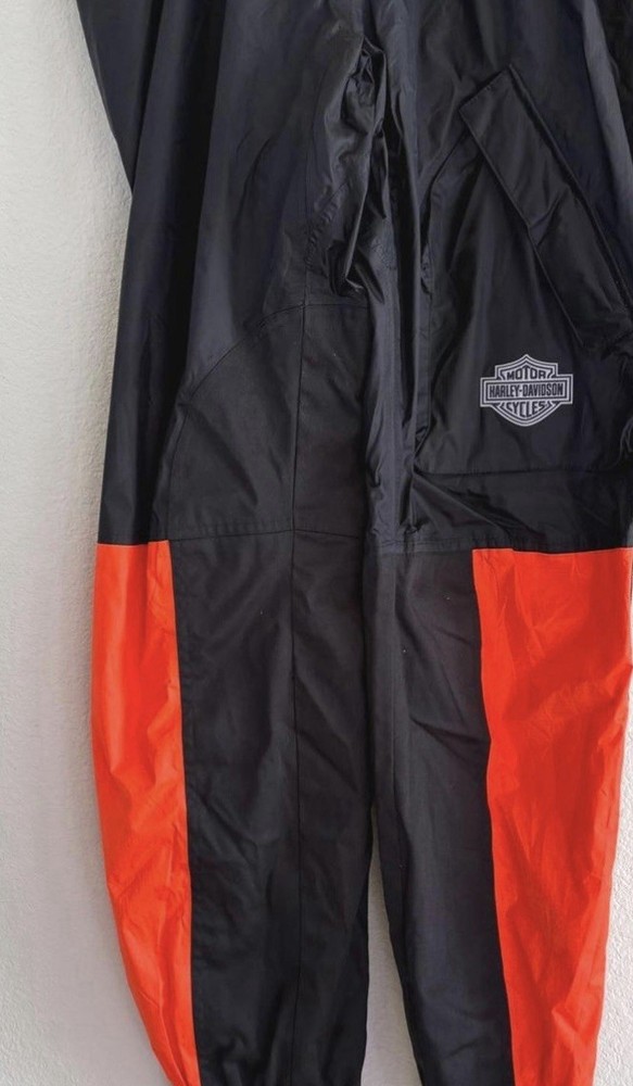 Harley Davidson Unisex Medium Bibs Rain Pants Black Reflective