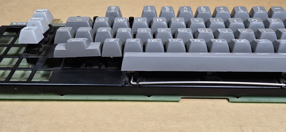 Vintage Micro Switch Keyboard 75SD12-1 / 23725-02 Missing 3 Keys - Untested
