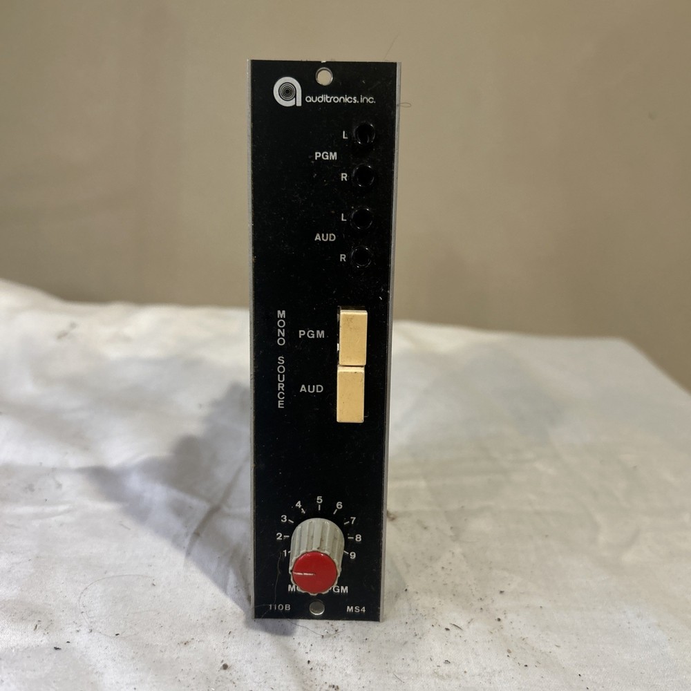Auditronics 110B MS4 Mono Source PGM Aud NE5534N