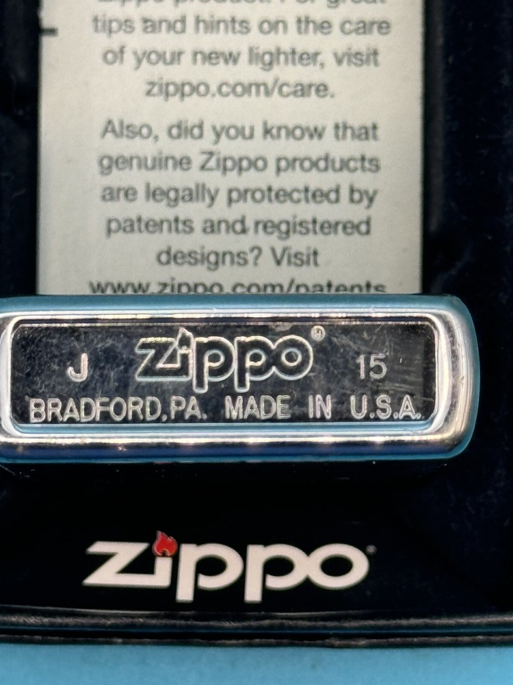 2015 Pole Dancer High Polish Chrome Zippo Lighter