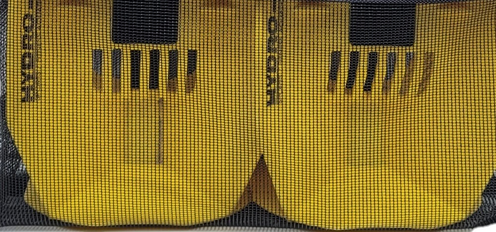 Hydrorevolution Oversized Mesh Cinch Bag - Rubberized Mesh and Durable Polyester