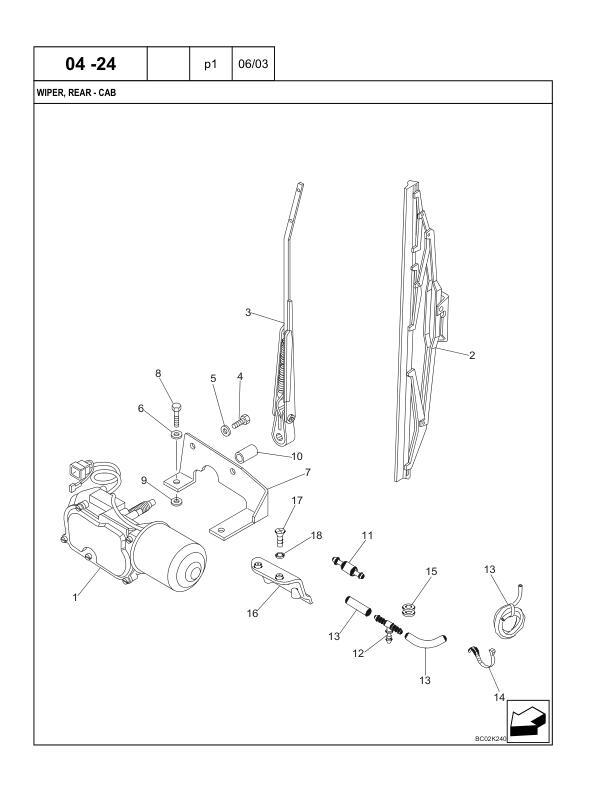 Case 650K Crawler Dozer Parts Catalog Manual Exploded View Diagrams Book