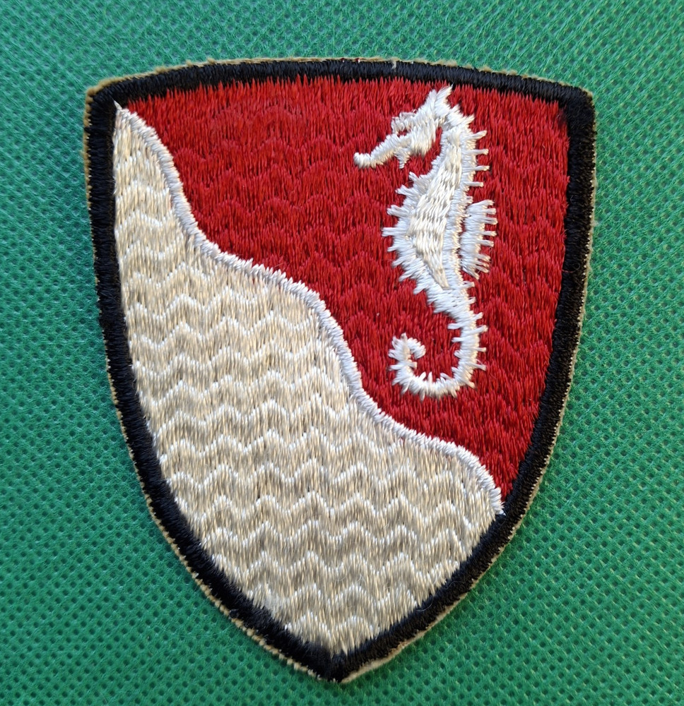 US Army WW2 36th Combat Engineer Regiment "Wave Weave" Patch