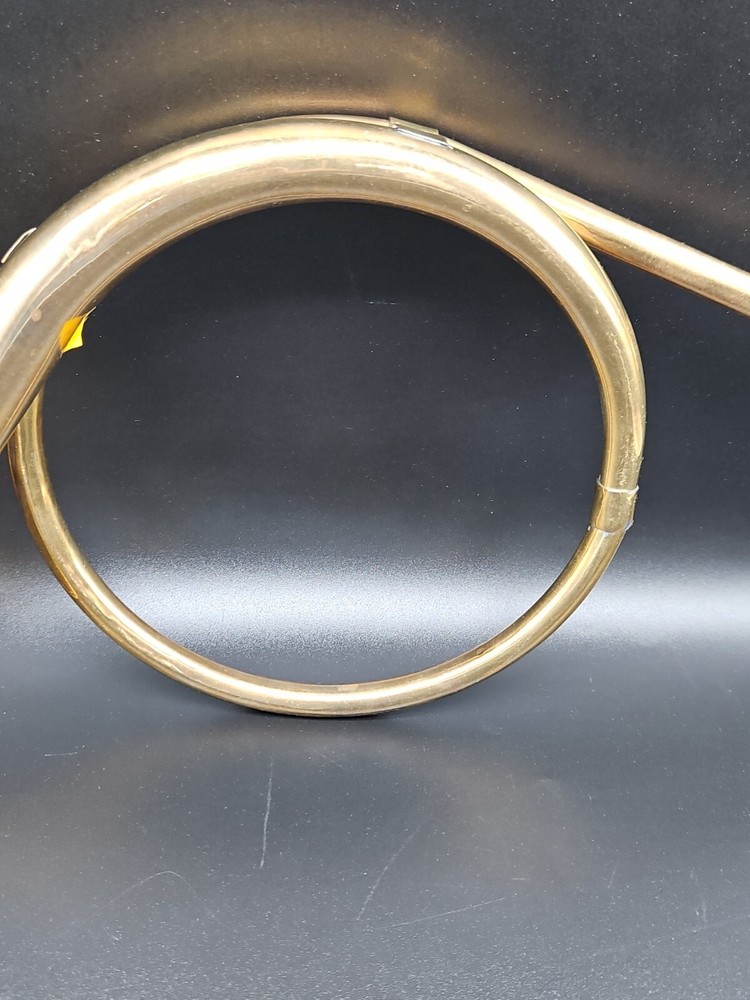 Vintage Decorative Solid Brass Horn India 13"