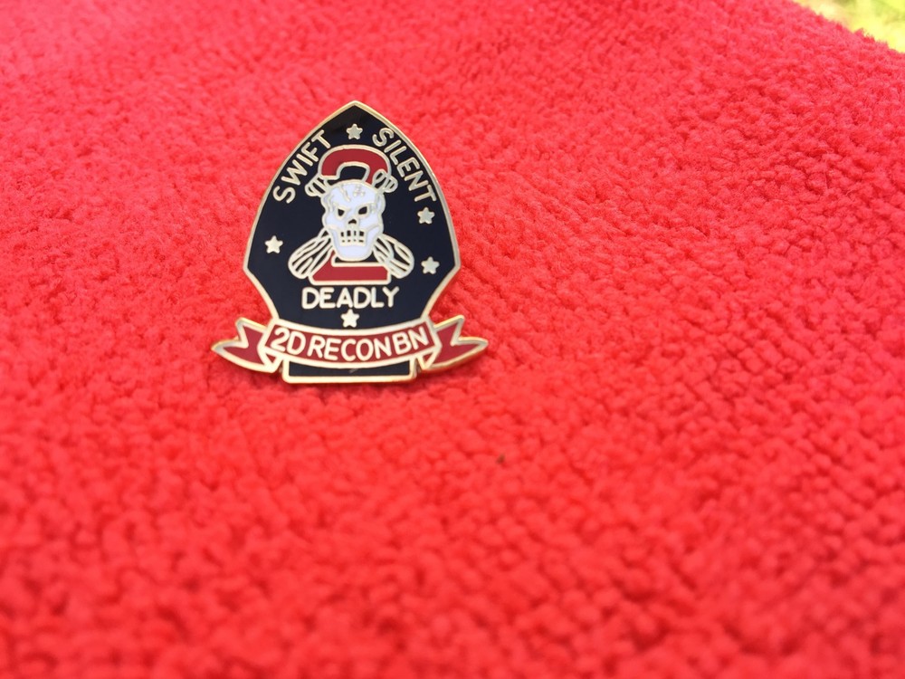 2ND USMC RECON BATTALION HAT/LAPEL PIN