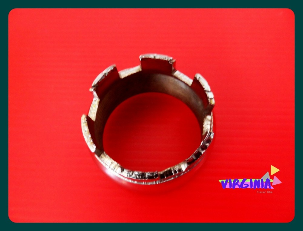 Fit Yamaha Y100 Exhaust Connecting Pipe Thread "Chrome"