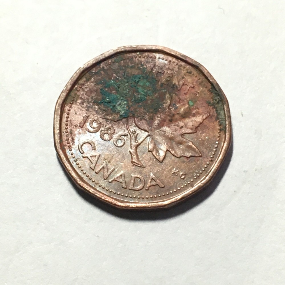 1986 Canada One Cent Coin