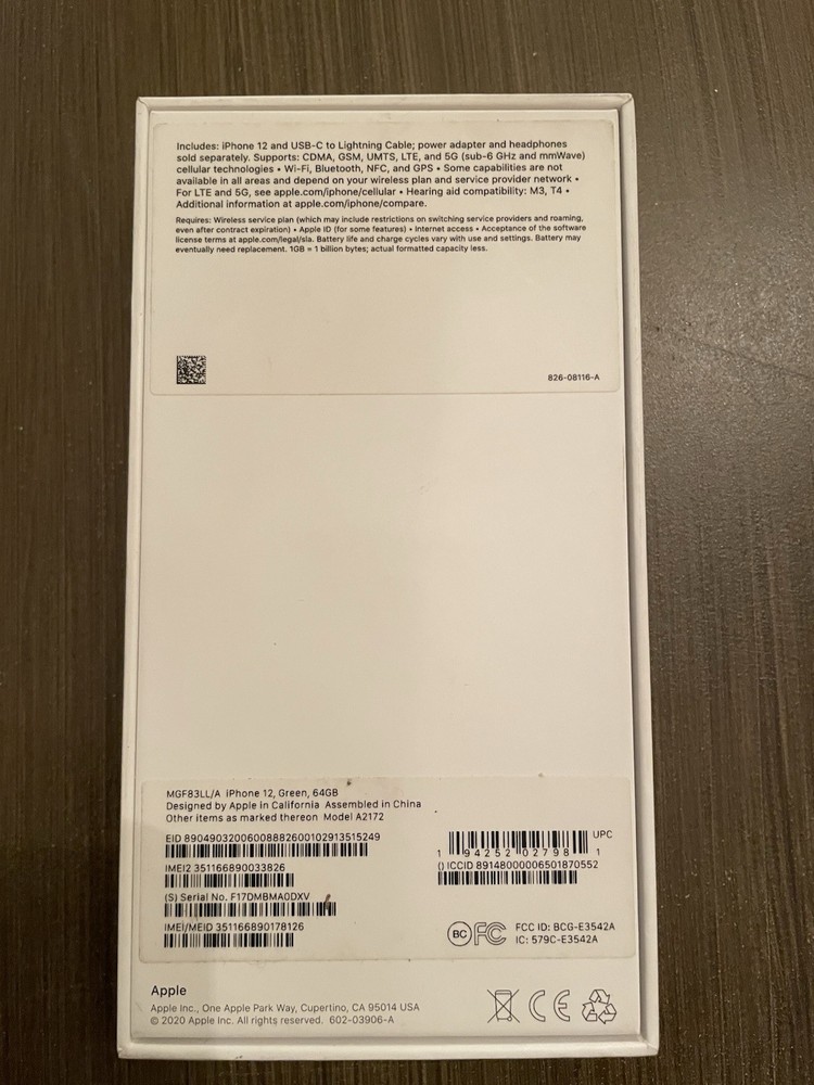 iPhone 12 Box - Green